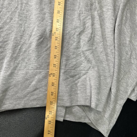 Lane Bryant Open Front Cardigan Sweater Womens Sz 26/28 Gray Drape Shawl Career - Picture 6 of 6